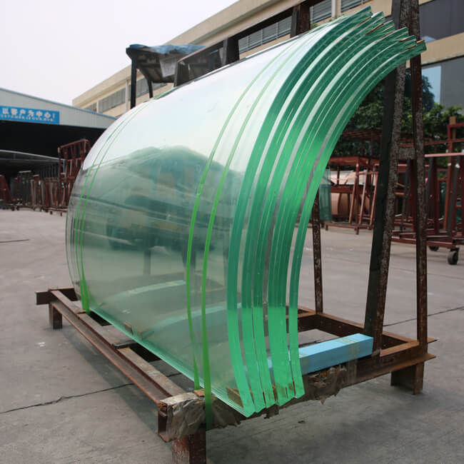Clear and colored PVB SGP safety Laminated Glass for railings balcony facade