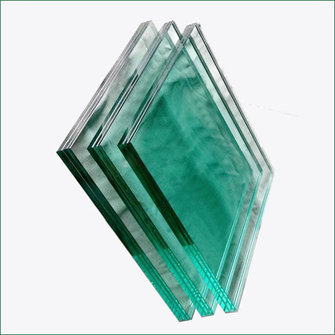 Clear and colored PVB SGP safety Laminated Glass for railings balcony facade