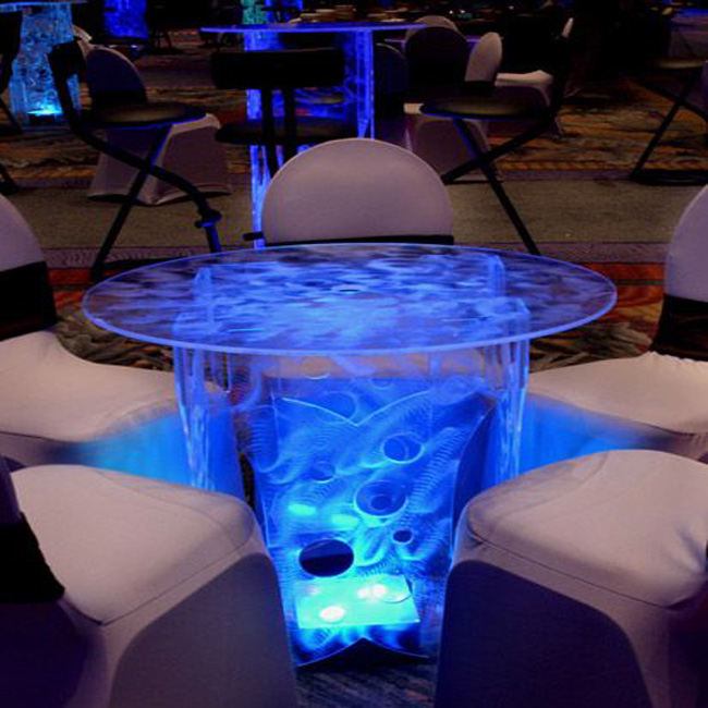 LED Light Tempered Glass, Coffee Table Top Glass, Glass Furniture